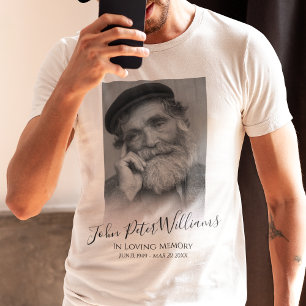 Camiseta Triblenda Memorial de Fotos Personalizadas Modernas