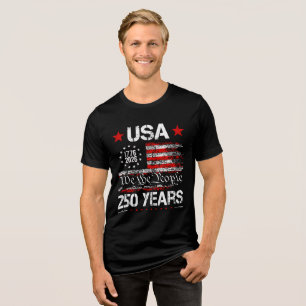 Camiseta Triblenda Mens 250 Aniversario América