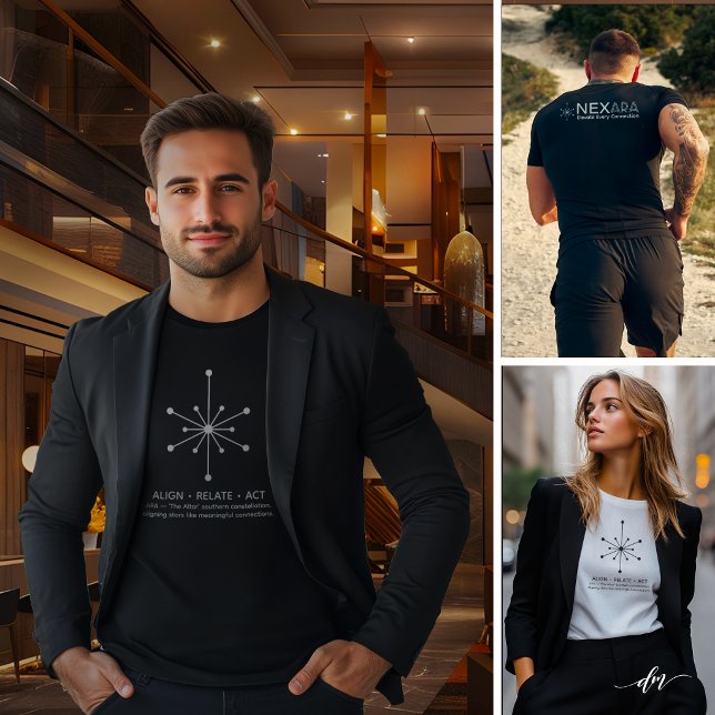 Camiseta Triblenda Men's Basic T-Shirt (High-end t-shirt front & back, versatile branding for networking, lifestyle, and impact)