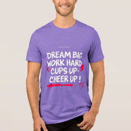 CAMISETA TRIBLENDA MEN'S DREAM BIG CHEER UP SHORT SLEEVE TEE