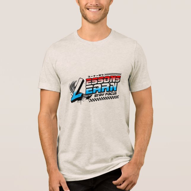 CAMISETA TRIBLENDA MEN'S FOCUS LESSONS LEARN TRI-BLEND T-SHIRT  (Anverso)