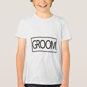 Camiseta Triblenda Mens Groom Matanza Novia Futuro Boda del marido B