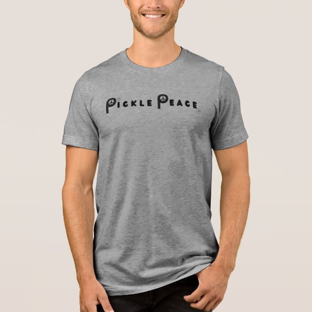 Camiseta Triblenda Mens Plain Pickle Peace (Anverso)