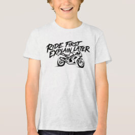 Camiseta Triblenda Mentalidad de acción del piloto de Sportbike