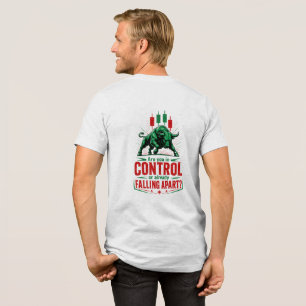 Camiseta Triblenda Mentalidad de Comercio de Toro: Controlado o Desmo