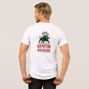 Camiseta Triblenda Mentalidad de negociación de toro de patrón antigu