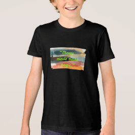 Camiseta Triblenda Mentes Desordenadas Hacen Magia | Arte de Trazo de