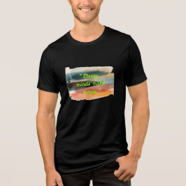 Camiseta Triblenda Mentes Desordenadas Hacen Magia | Arte de Trazo de