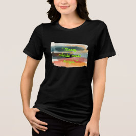 Camiseta Triblenda Mentes Desordenadas Hacen Magia | Arte de Trazo de
