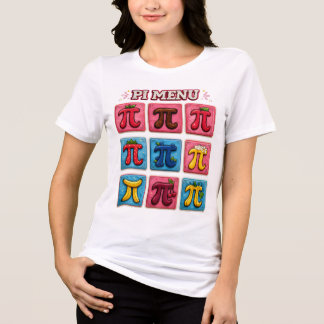 Camiseta Triblenda MENÚ DE PI – Diseño divertido para profesores de m