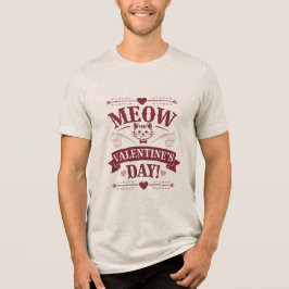 Camiseta Triblenda Meow Valentine