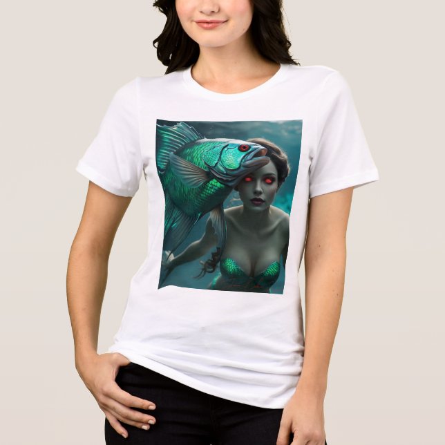Camiseta Triblenda Mermaids y Monstruos (Anverso)