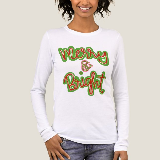 Camiseta Triblenda Merry and Bright Shirt (Anverso)