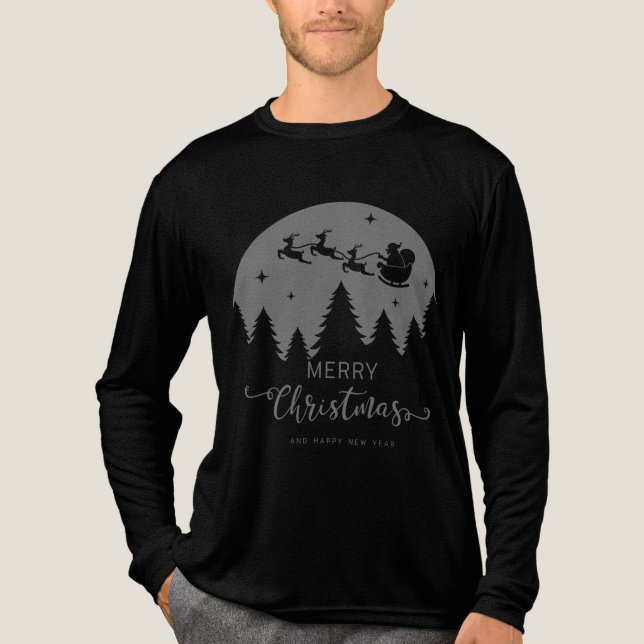Camiseta Triblenda Merry Christmas And Happy New Year (Anverso)