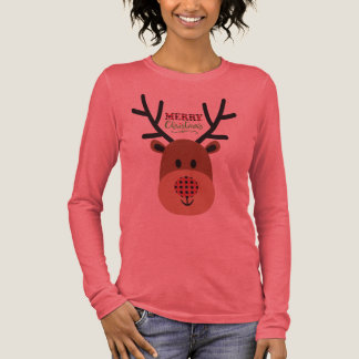 Camiseta Triblenda Merry Christmas Reindeer