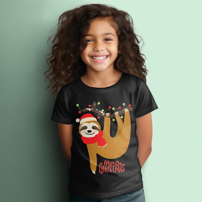 Camiseta Triblenda Merry Christmas Sloth | Vacaciones (Subido por el creador)