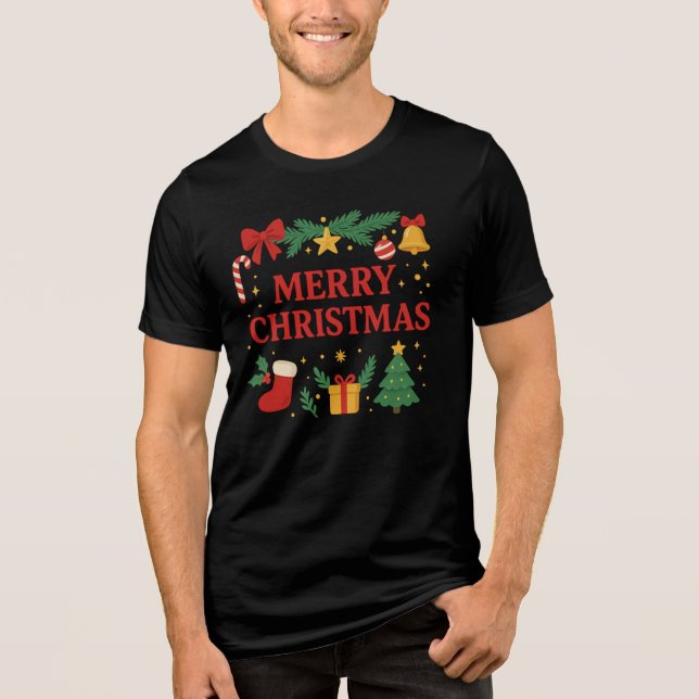 Camiseta Triblenda Merry Christmas T-Shirt (Anverso)