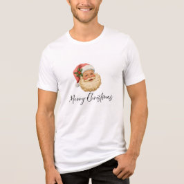 Camiseta Triblenda Merry Christmas T-Shirt | Vintage Santa Claus Tee