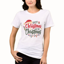 Merry Drepetiy Navidades Unisex Tee | Ropa de vaca