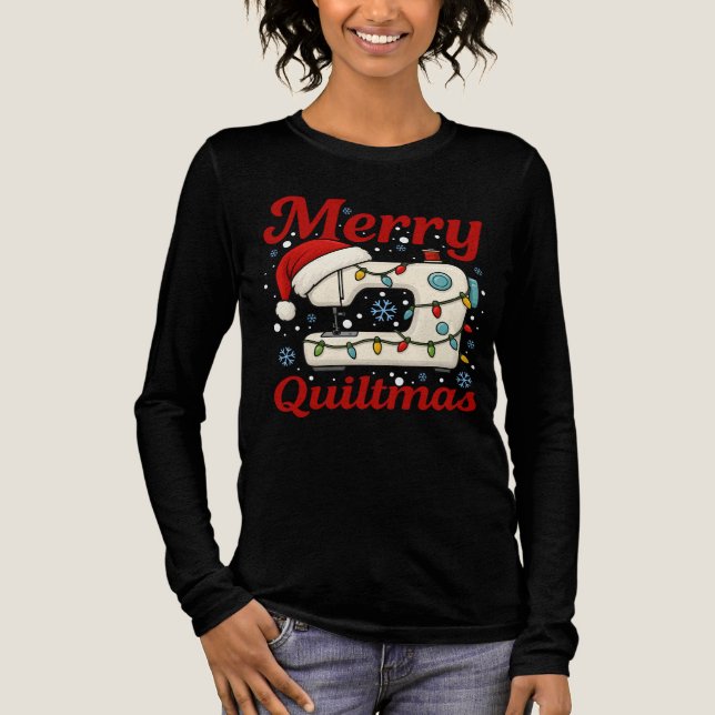 CAMISETA TRIBLENDA MERRY QUILTMAS 1 (Anverso)