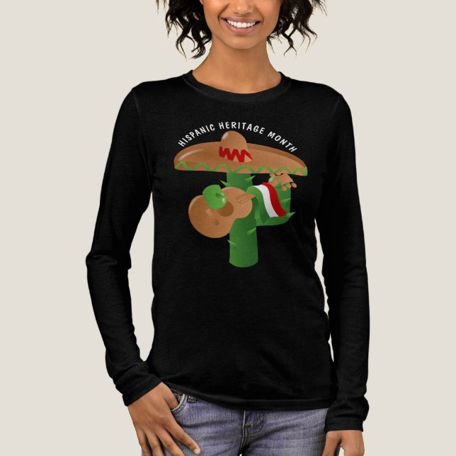 Camiseta Triblenda Mes del Patrimonio Hispano Nacional - Cactus (Anverso)