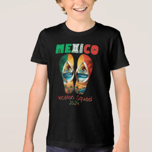 Camiseta Triblenda México Flip Flop Vacation Tropical Getaway Design