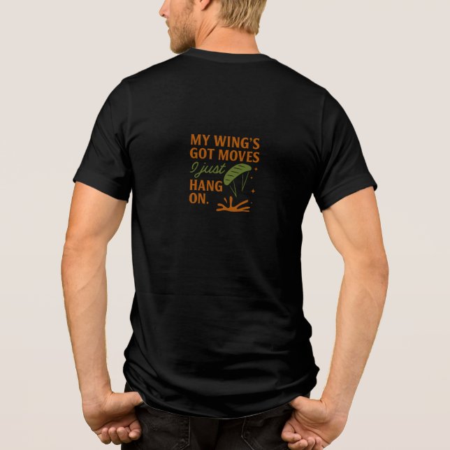 Camiseta Triblenda mi ala tiene movimientos (Reverso)