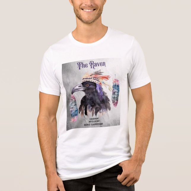 Camiseta Triblenda "Mi animal espiritual" El Raven Sep - Oct (Anverso)