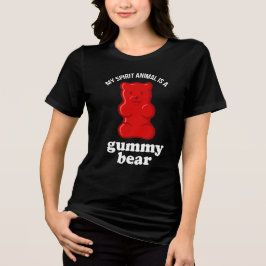 Camiseta Triblenda Mi animal espiritual es un oso de gominola diverti