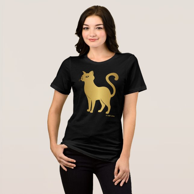 Camiseta Triblenda Mi animal espiritual - Gato (Anverso Completo)