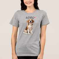 Mi Beagle Está Pegado A Mí Amante De Los Perros