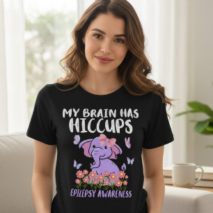 Camiseta Triblenda Mi cerebro tiene hipos Elefante Epilepsia