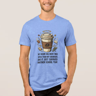 Camiseta Triblenda Mi cerebro tiene más pestañas abiertas que mi nave