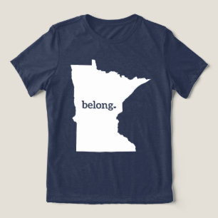 Camiseta Triblenda Mi Corazón Pertenece A Minnesota