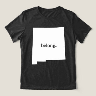 Camiseta Triblenda Mi Corazón Pertenece A Nuevo México