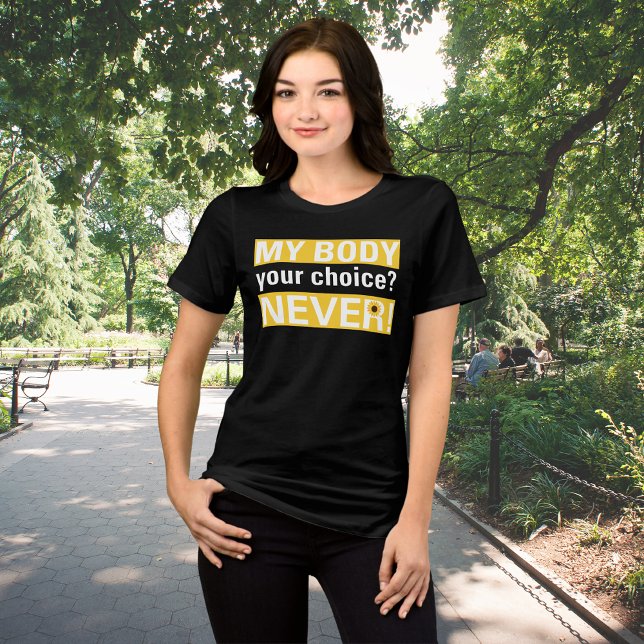 Camiseta Triblenda Mi cuerpo mi elección no tu elección profesional A (Subido por el creador)