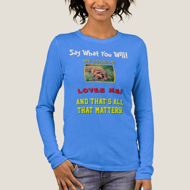 Camiseta Triblenda Mi Doodle Me Ama (Anverso)