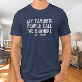 Camiseta Triblenda Mi Gente Favorita Me Llama Abuelo Este 2025