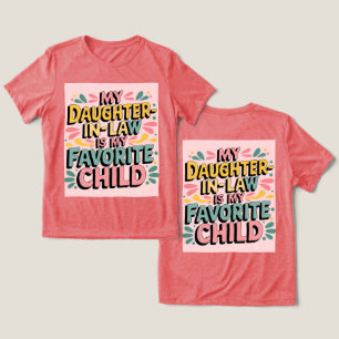 Camiseta Triblenda Mi Hija En La Ley Es Mi Camiseta Favorita