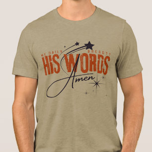 Camiseta Triblenda Mi Pan Diario - Oración Cristianismo Escritura