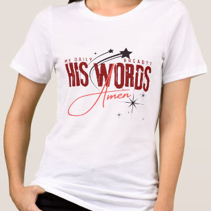 Camiseta Triblenda Mi Pan Diario - Su Palabra Biblia Dios Religión