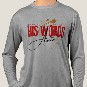 Camiseta Triblenda Mi Pan Diario Su Palabra Dios Cristiano Espíritu S