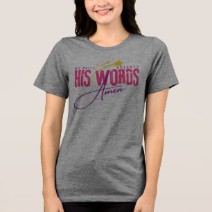 Camiseta Triblenda Mi Pan Diario - Su Palabra - Espíritu Santo Gratit