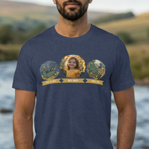 Camiseta Triblenda Mi Papá Foto DIY Papá Reparador Parrilla Papá