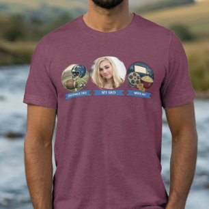 Camiseta Triblenda Mi Papá Foto Fútbol Papá Cine Papá