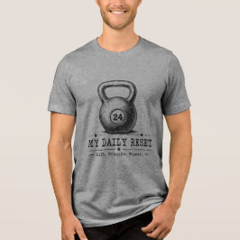 Camiseta Triblenda Mi Reinicio Diario | Entrenamiento Levantar Respir