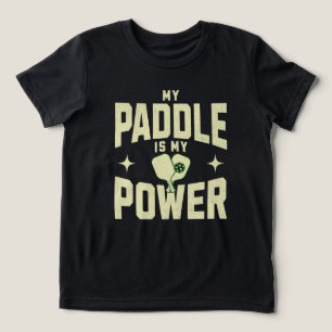 Camiseta Triblenda Mi remo es mi poder, las mujeres de las pelotas