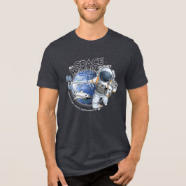 Camiseta Triblenda Mi viaje en caminata espacial (Modo oscuro) | Homb