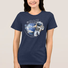Camiseta Triblenda Mi viaje en caminata espacial (Modo oscuro) | Muje