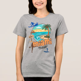 Camiseta Triblenda Miami Beach | Every Journey Is an Adventure Tee
